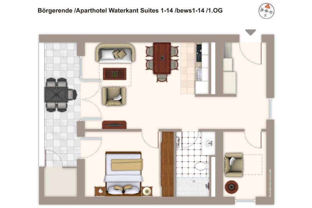 Sunny Suite 14 - Elegantes Hotelapartment Mit Grossartigem Pool-Wellnessbereich Direkt Am Meer In Ruhiger Lage - Perfekt Fuer Mensch Und Tier Börgerende-Rethwisch Zewnętrze zdjęcie